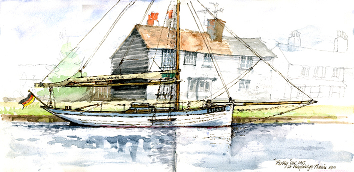 Betty CK145 at Heybridge Basin 2011 by John Cann